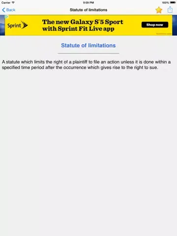 Captures d'écran de Legal Terms 1000 FREE: Legal Dictionary & Law Enforcement Guide Glossary iPad 