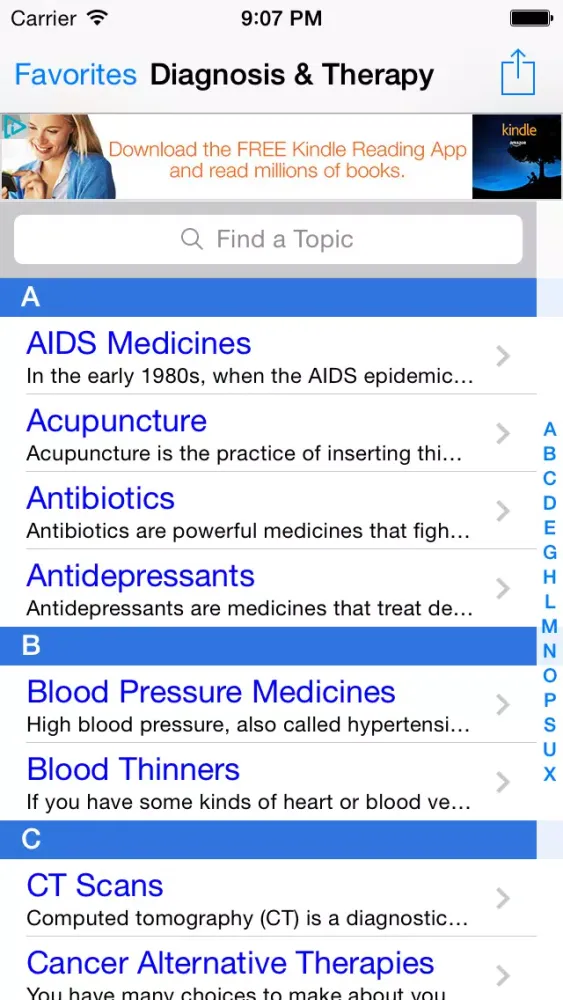 Ảnh chụp màn hình của Diagnosis & Therapy: The Pro Symptom Checker & Tracker for Physical, Occupational, Speech ddx & Blood Test Guide FREE!