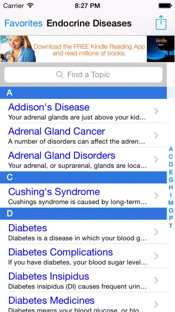 Capturas de tela do Endocrine Diseases: Facts on Endocrinology, Hormones, and Fast Metabolism Dictionary!