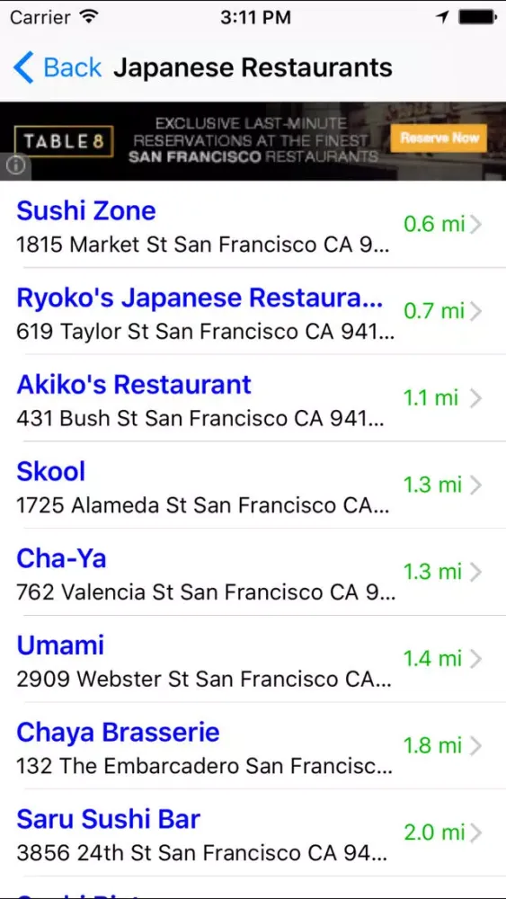 Capturas de tela do Food Finder FREE! Find Top Restaurants Around Town