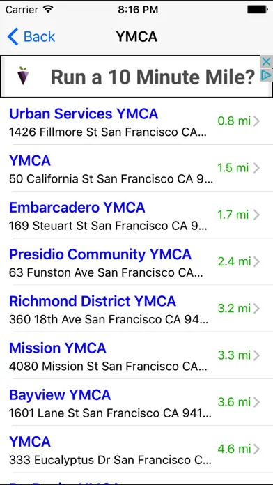 Capturas de pantalla de Gym Finder: Find Fitness Workout Gyms Near Me