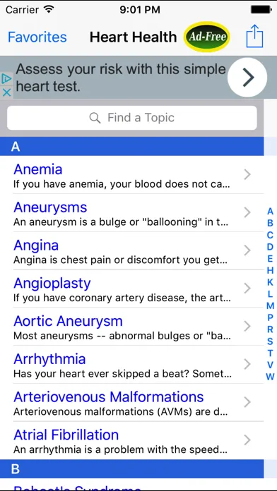 Capturas de pantalla de Heart Health: Heart Healthy Living Facts & Tips