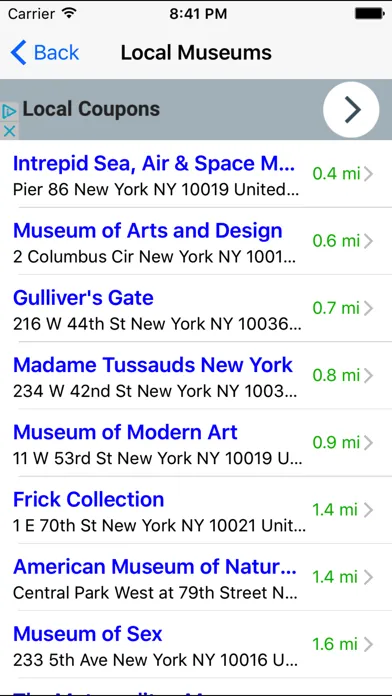 Museum, Mosque and Nearest Synagogue Finder应用截图
