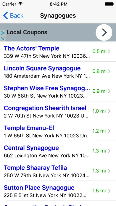 Museum, Mosque and Nearest Synagogue Finder应用截图