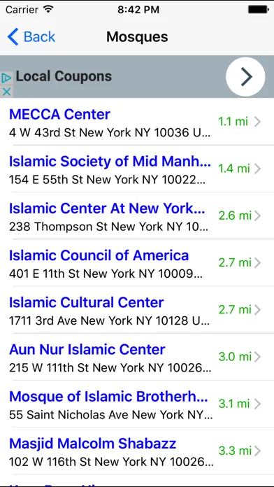 Museum, Mosque and Nearest Synagogue Finder应用截图