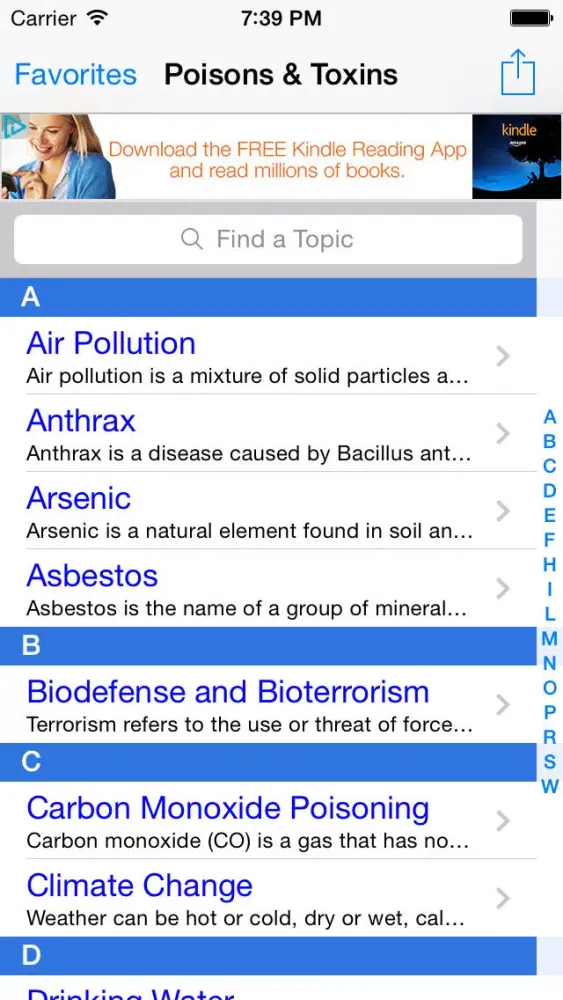 Screenshot di Poisons & Toxins: Toxic Drugs & Medications, Reference Guide for First Aid, and Drug Overdose Poisoning
