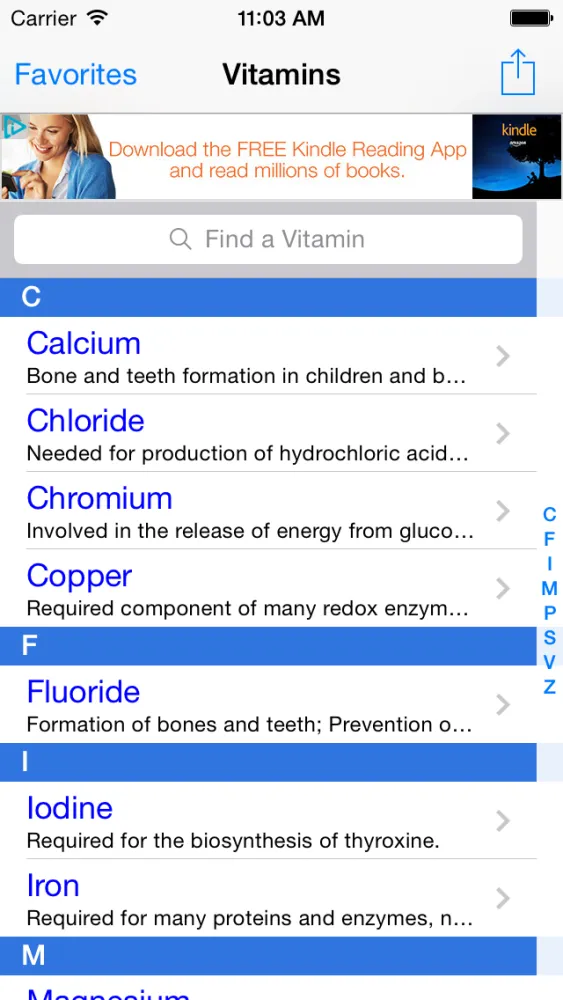 Vitamins & Minerals: Complete Food Vitamin Encyclopedia for Nutritional Health, Weight Loss & Wellness Guide Screenshots