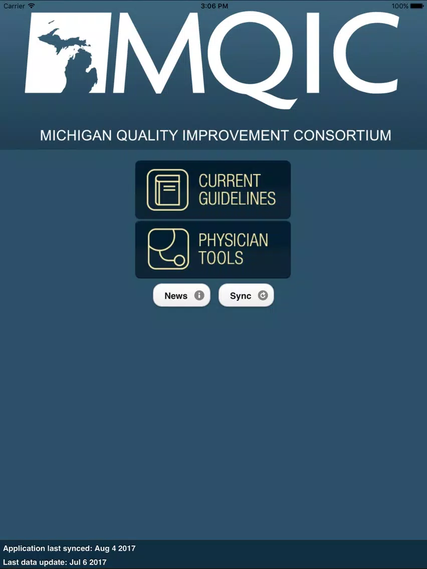 MQIC Guidelines and Tools iPad  स्क्रीनशॉट