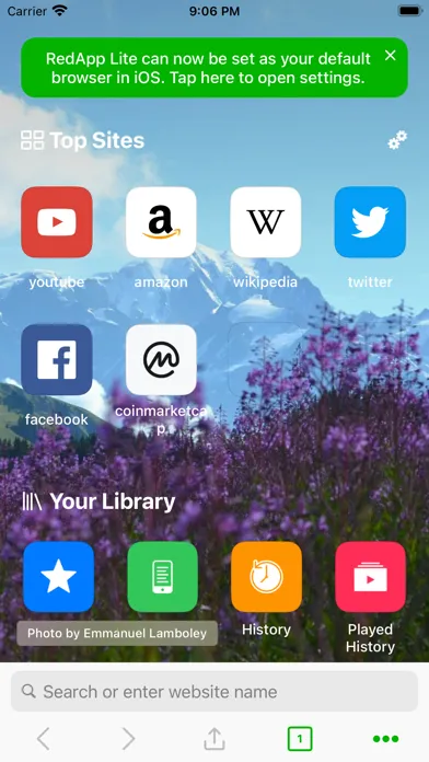 Capturas de pantalla de RedApp Lite: Privacy Browser