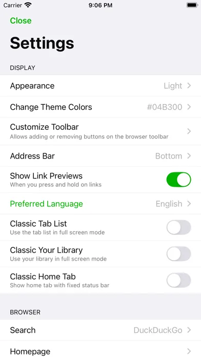 Capturas de pantalla de RedApp Lite: Privacy Browser