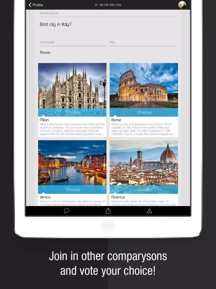 Comparyson iPad  স্ক্রিনশট