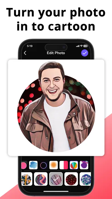 ภาพหน้าจอของ Toon AI - Cartoon Yourself