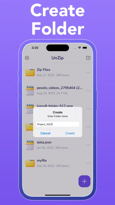 Zrzuty ekranu Unzip - Zip Extractor
