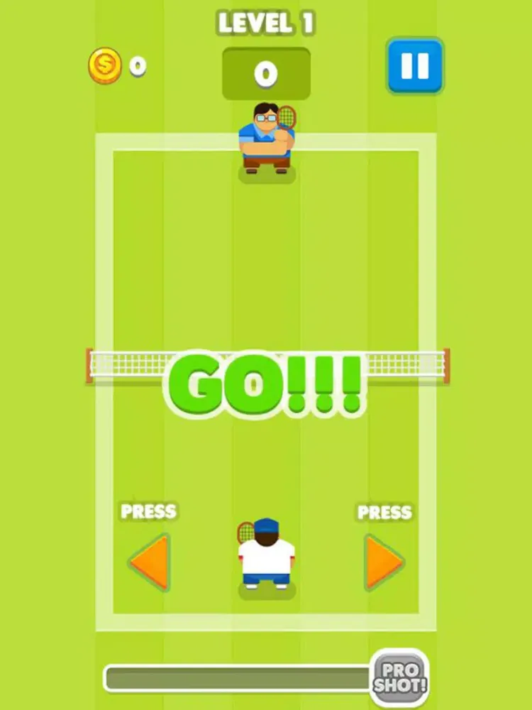 Capturas de tela do Mr Fatty Tennis Champion iPad 