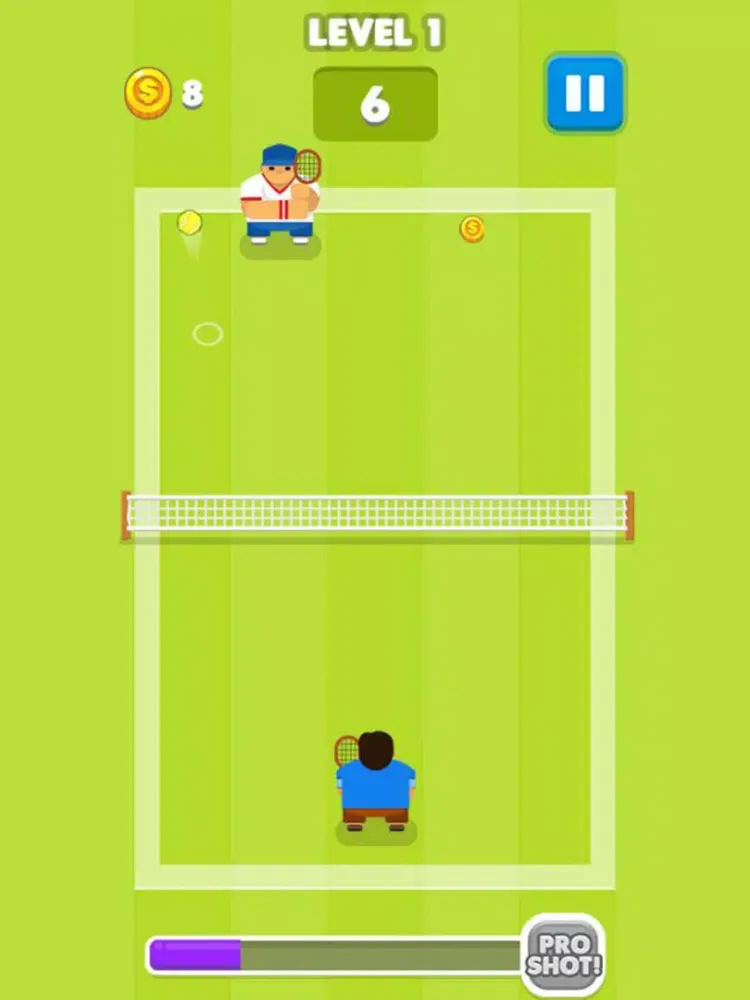 Capturas de tela do Mr Fatty Tennis Champion iPad 