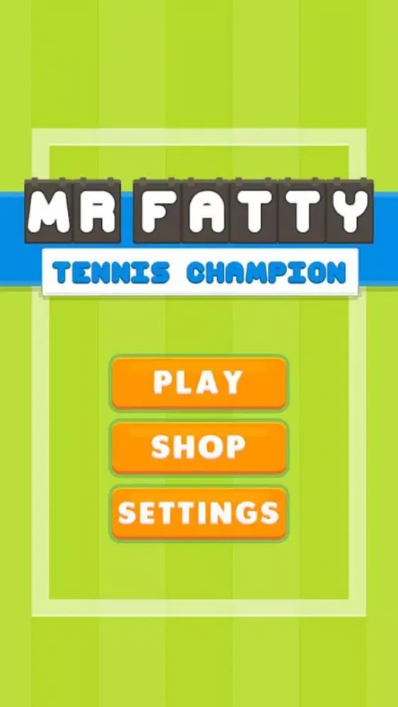 Capturas de tela do Mr Fatty Tennis Champion