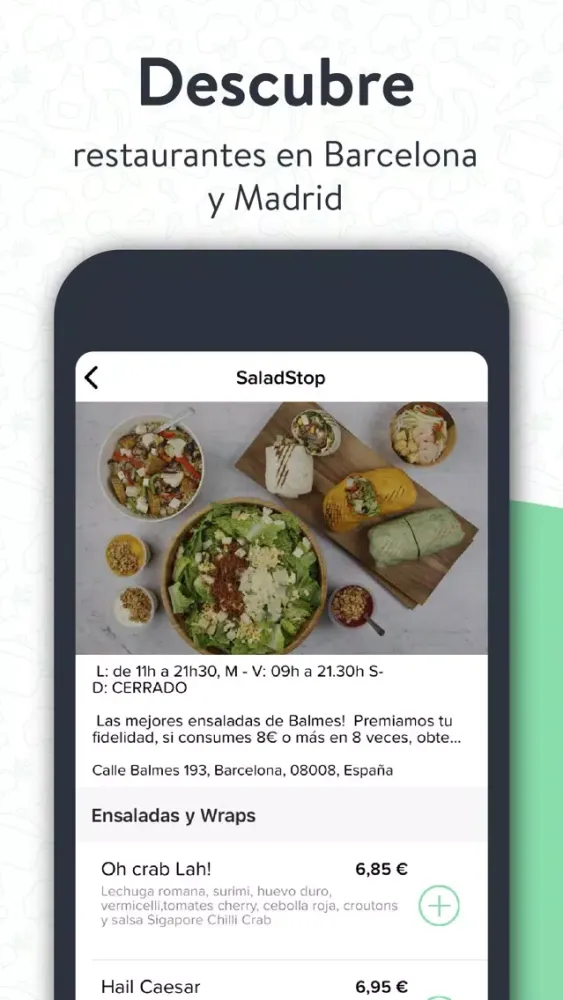 Ảnh chụp màn hình của Mr Noow: Pedir en restaurantes