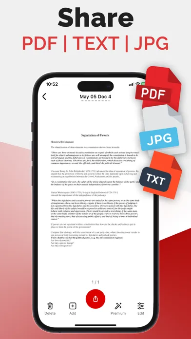 Ảnh chụp màn hình của PDF Scanner - Doc Scan to PDF