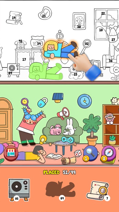 Ảnh chụp màn hình của Sticker Book: Coloring Puzzle