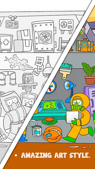 Ảnh chụp màn hình của Sticker Book: Coloring Puzzle