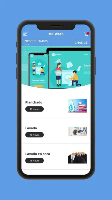 MrWash Laundry Screenshots