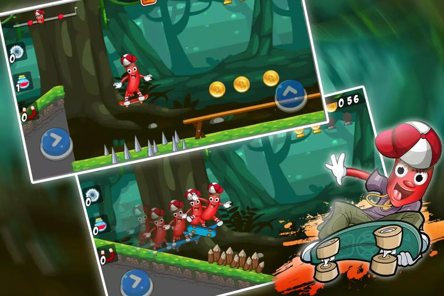 Run Sausage 2 سکرین شاٹس