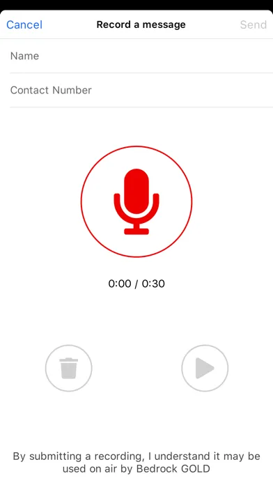 Capturas de tela do Bedrock Radio