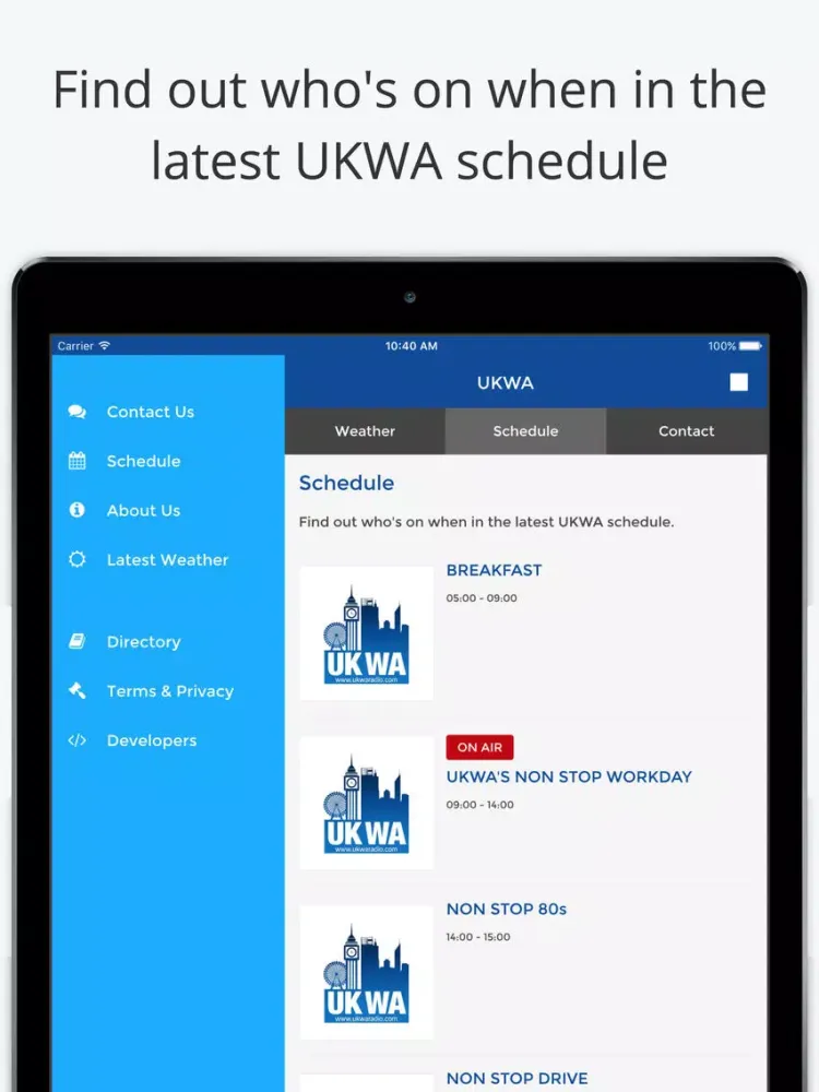 Скриншоты UKWA iPad 