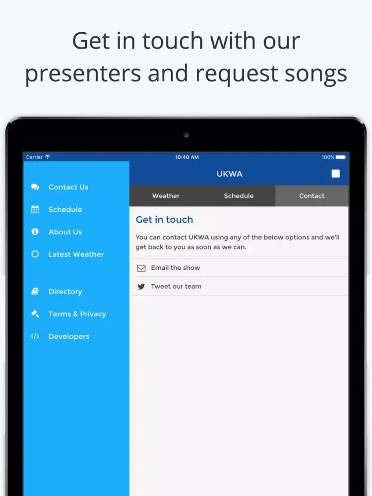 Скриншоты UKWA iPad 