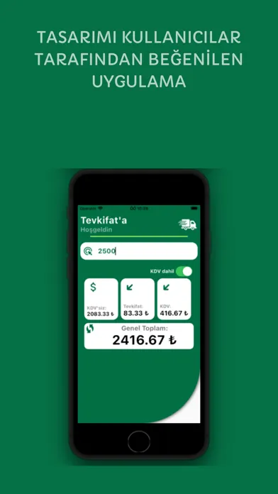 Tevkifat: KDV Fatura Hesaplama Ekran Görüntüleri