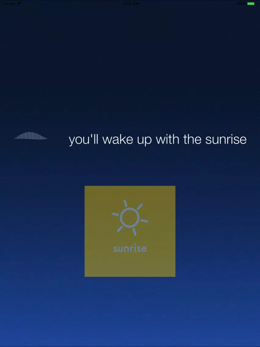 Sunriser iPad 應用截圖