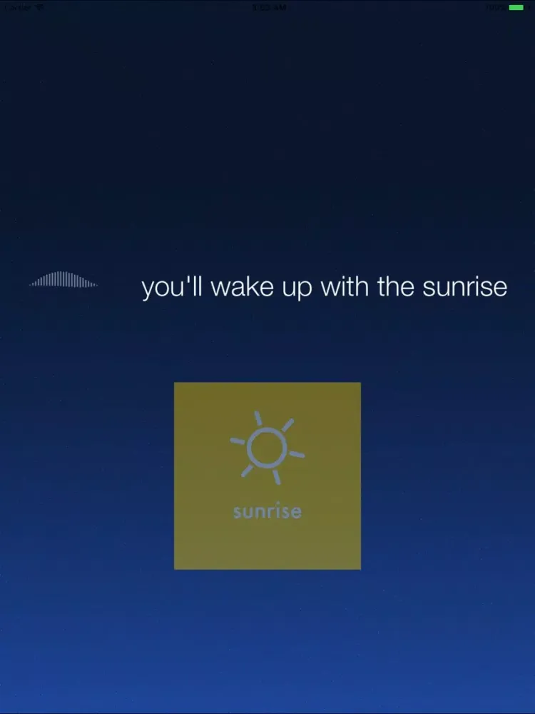 Sunriser iPad 应用截图