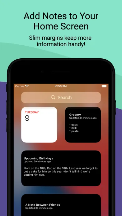 Shared Note Widgets应用截图