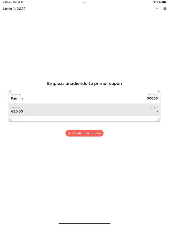 Lotería de navidad 2022 iPad 应用截图