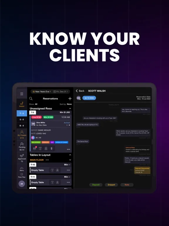 Mr. Black - Nightclub & Bar iPad 应用截图