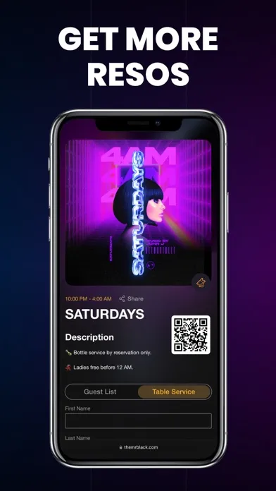 Mr. Black - Nightclub & Bar应用截图