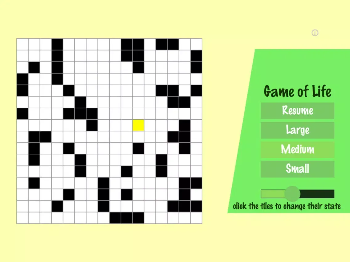 The Conway's Game of Life iPad  سکرین شاٹس