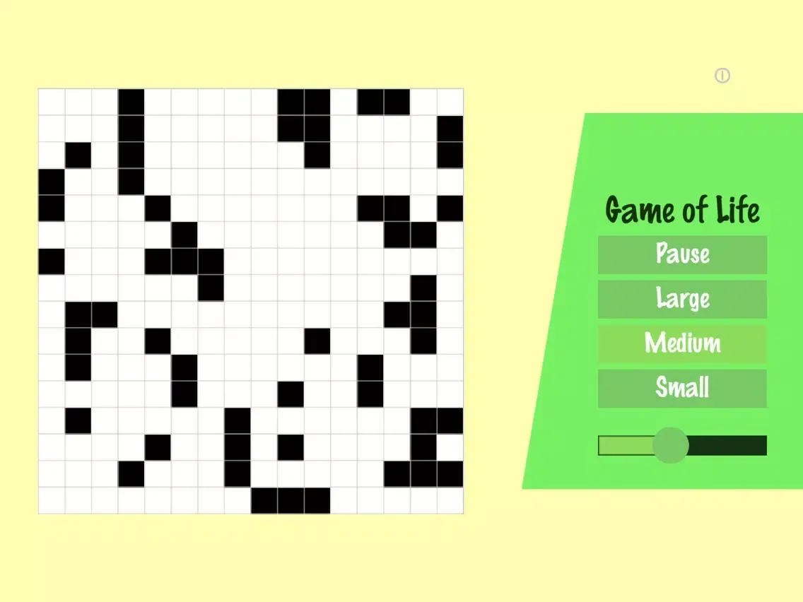 The Conway's Game of Life iPad  سکرین شاٹس