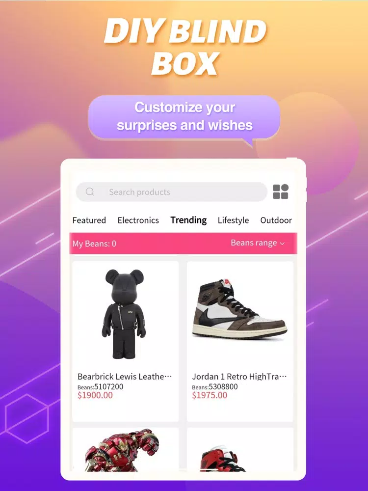 Mr.Box-Trending blind box iPad  Screenshots