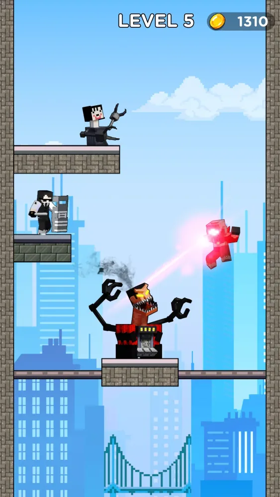 Hero Teleport: Toilet Fight سکرین شاٹس