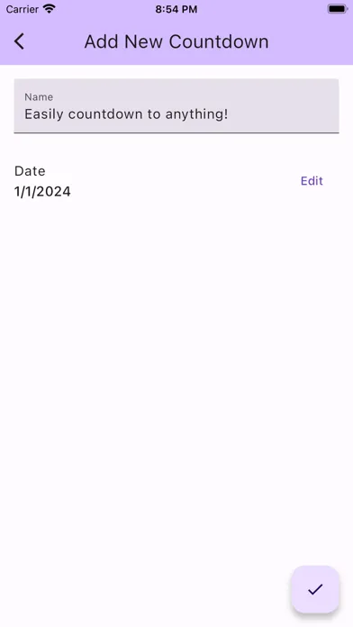 Countdown - A Simple Countdown Screenshots