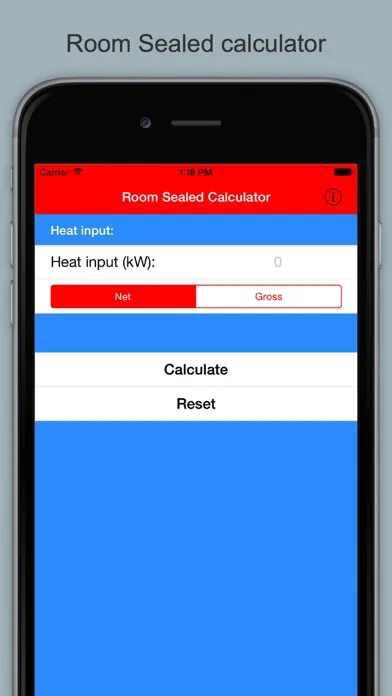 Tangkapan skrin Gas Ventilation Calculator UK