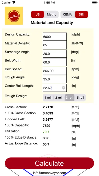 Conveyor Capacity应用截图