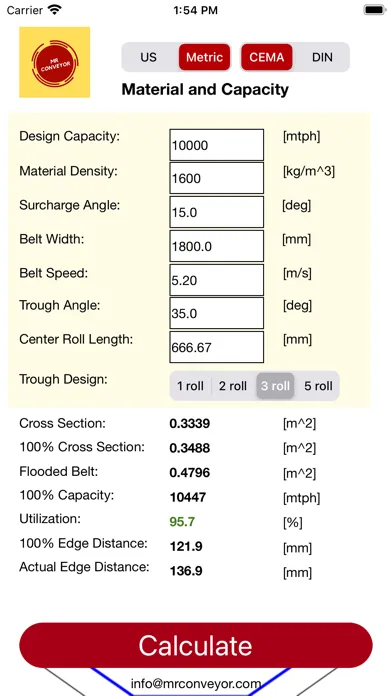 Conveyor Capacity应用截图
