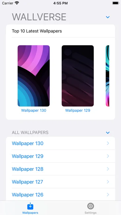 Capturas de pantalla de WallVerse