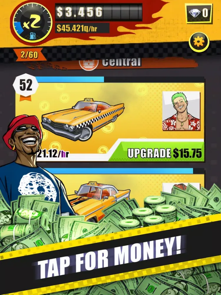 Crazy Taxi Idle Tycoon iPad  스크린샷