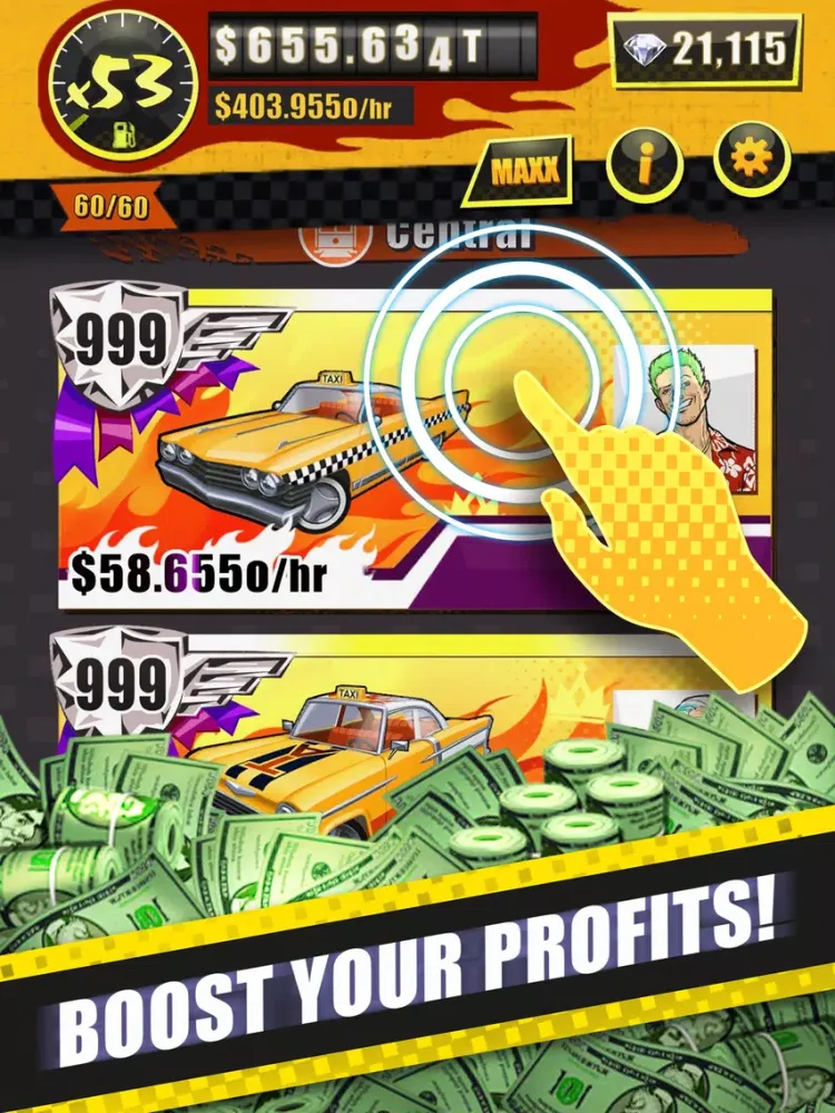 Crazy Taxi Idle Tycoon iPad  스크린샷