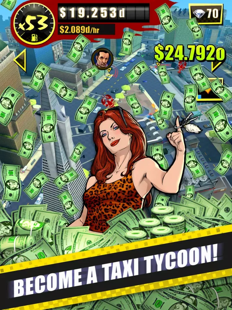 Crazy Taxi Idle Tycoon iPad  스크린샷