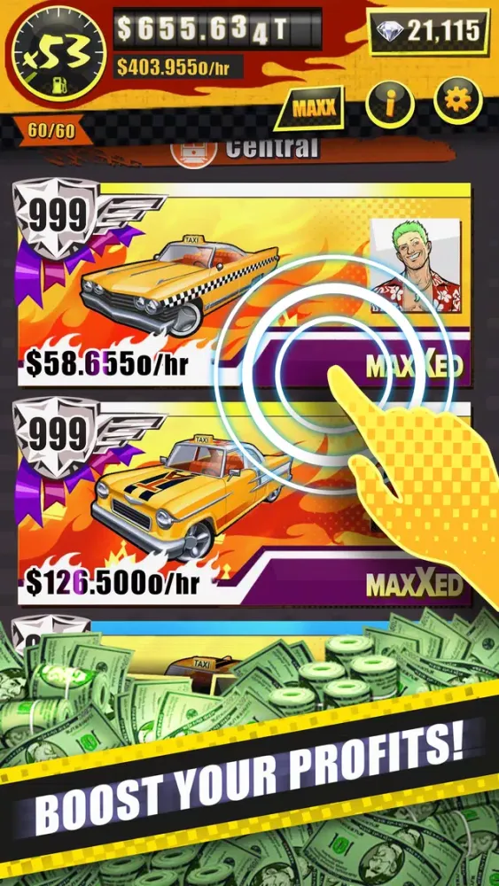 Crazy Taxi Idle Tycoon 스크린샷
