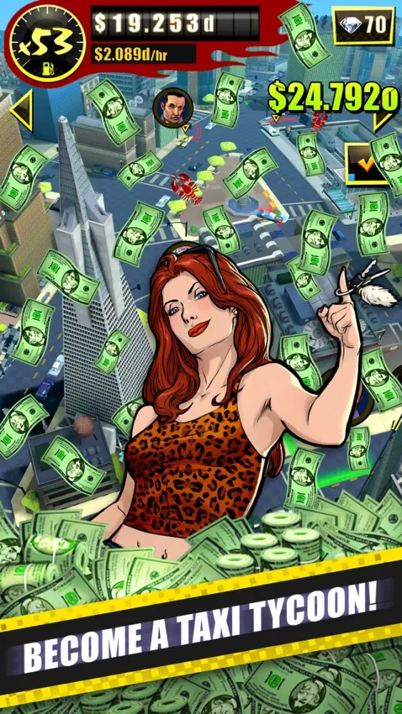 Crazy Taxi Idle Tycoon 스크린샷